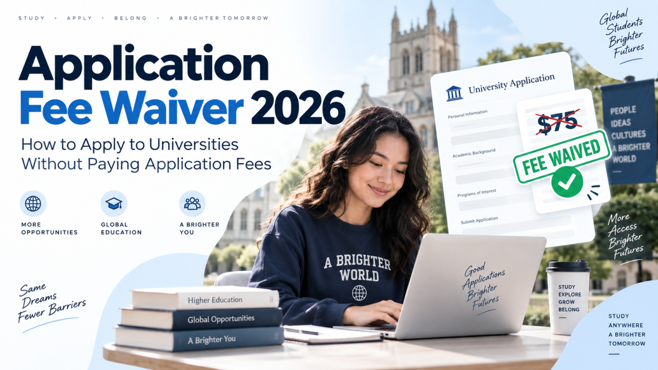 Application fee waiver 2026