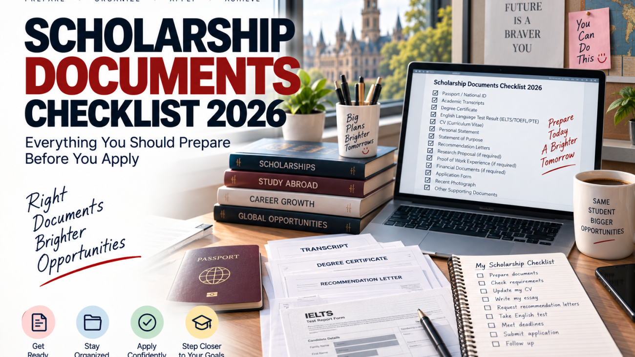 Scholarship Documents 2026 Complete Checklist