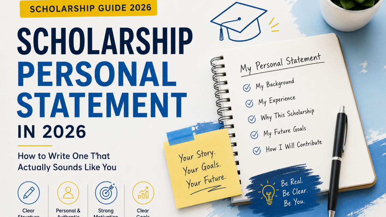 Scholarship Personal Statement in 2026 How to Write One That Actually Sounds Like You