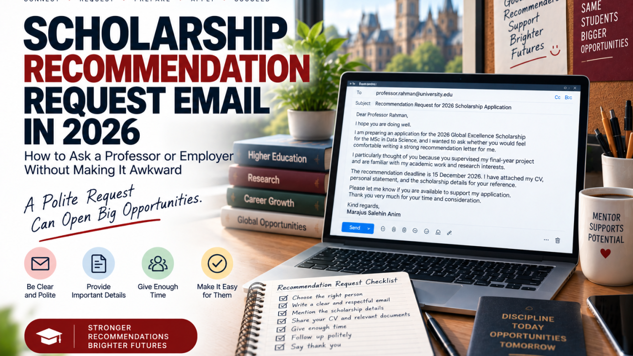 Scholarship Recommendation Request Email 2026