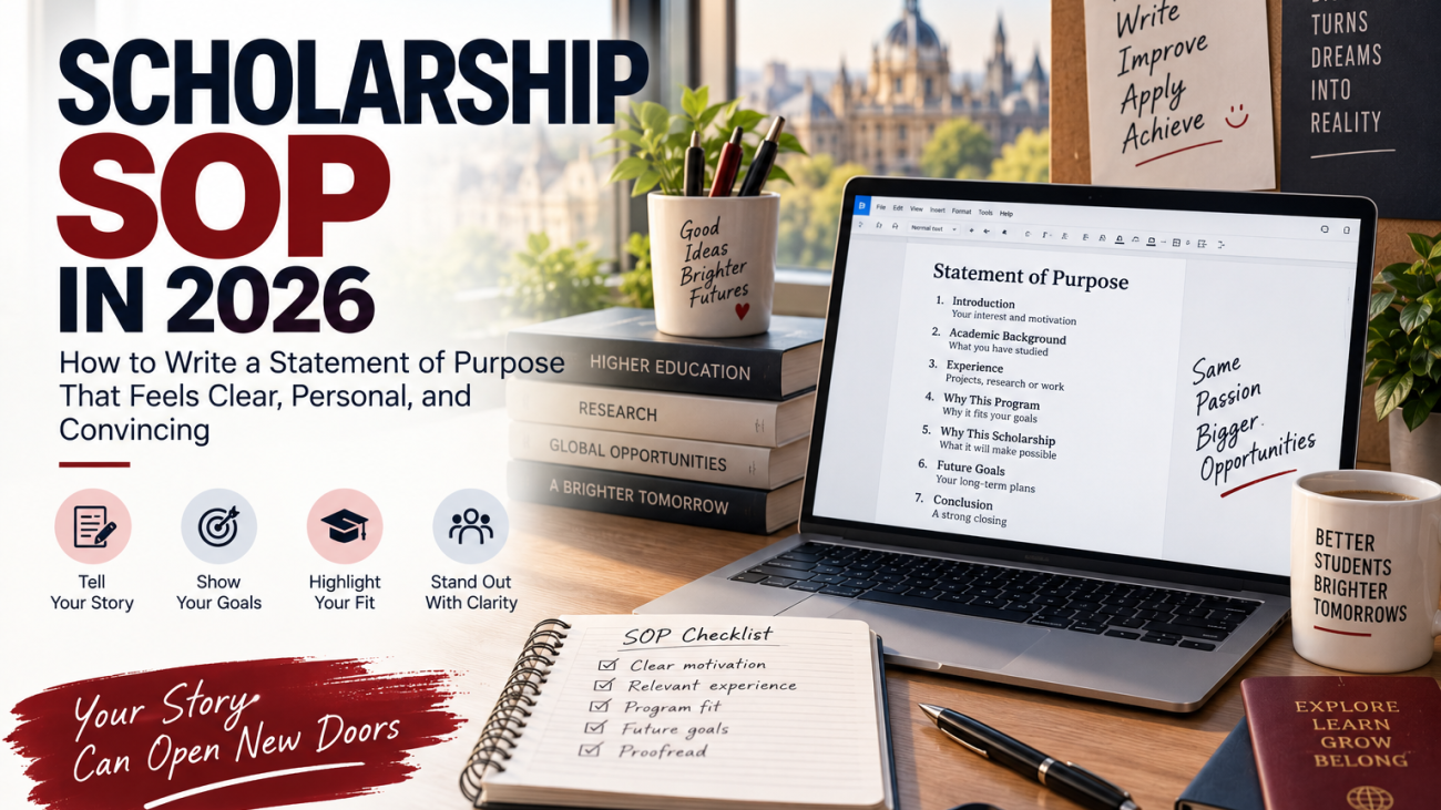 Scholarship SOP 2026 How to Write a Strong SOP