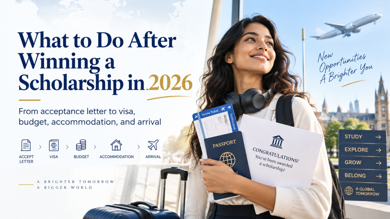 What to Do After Winning a Scholarship in 2026