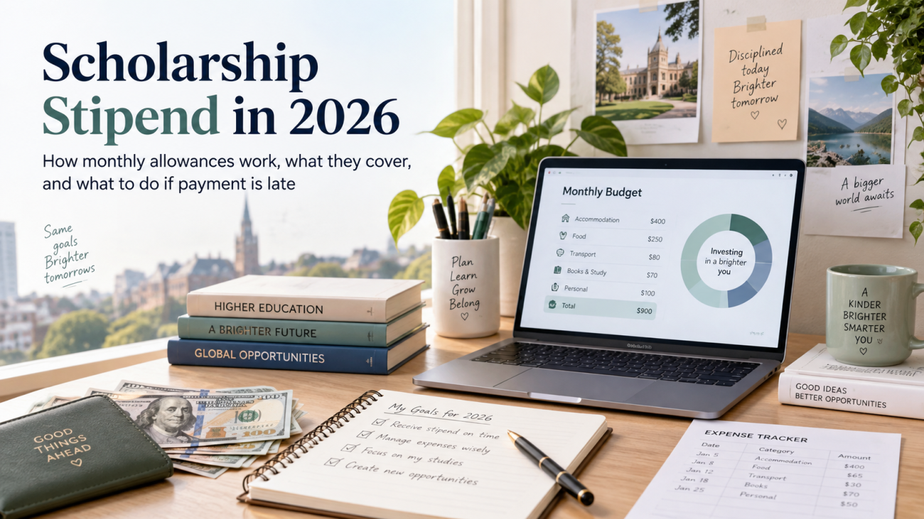 cholarship stipend 2026