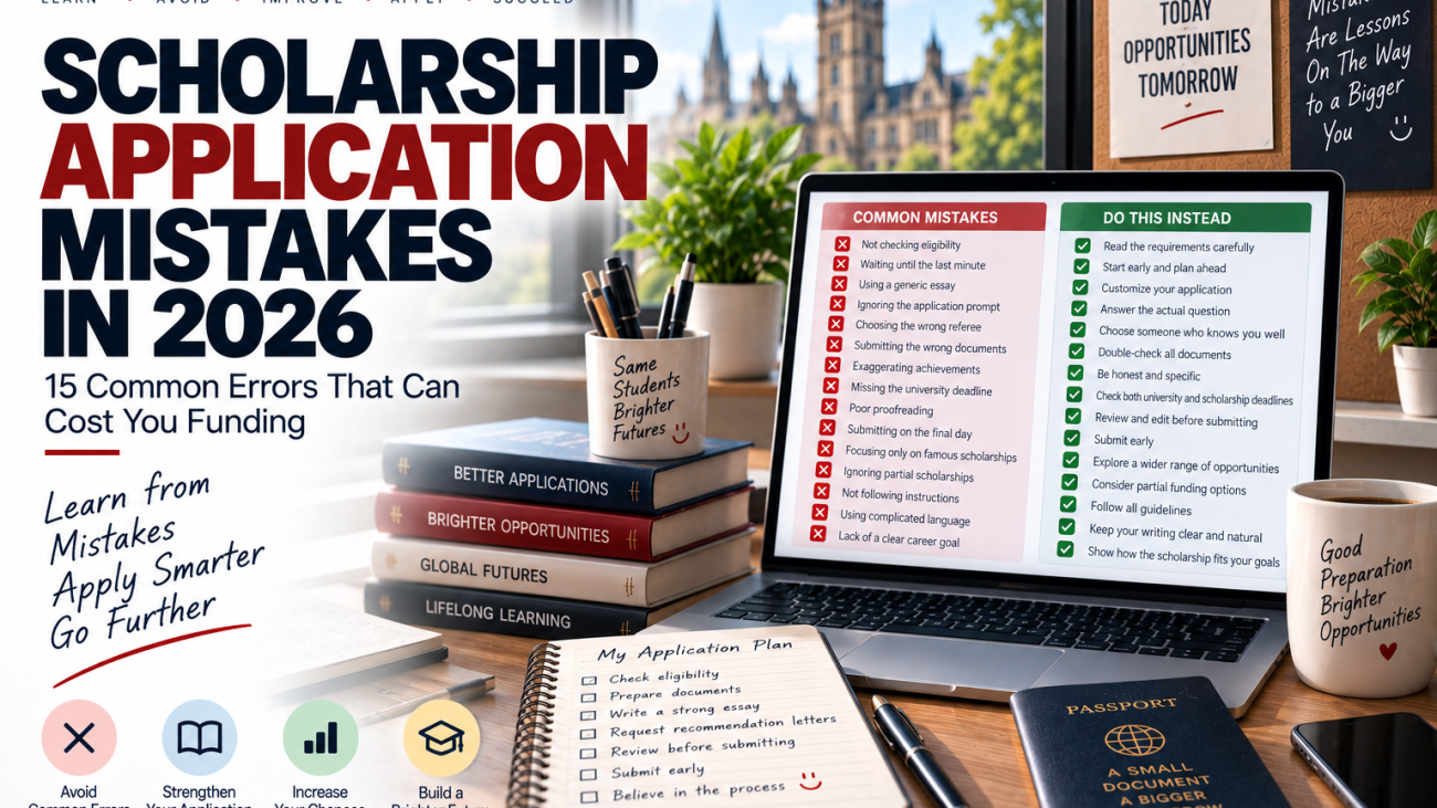 scholarship application mistakes 2026