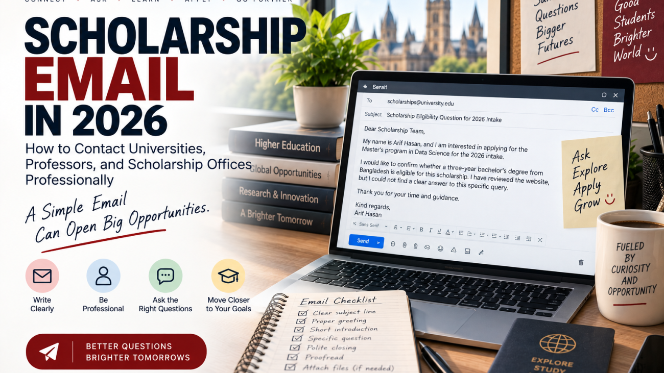 scholarship email 2026