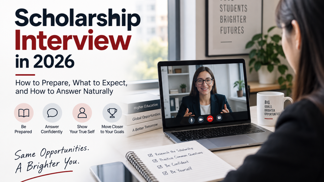 scholarship interview 2026