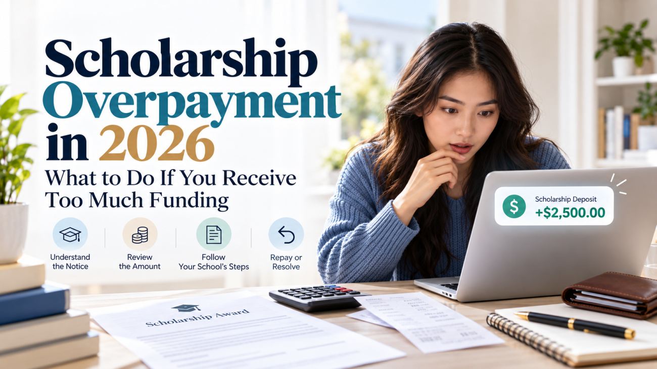 scholarship overpayment 2026