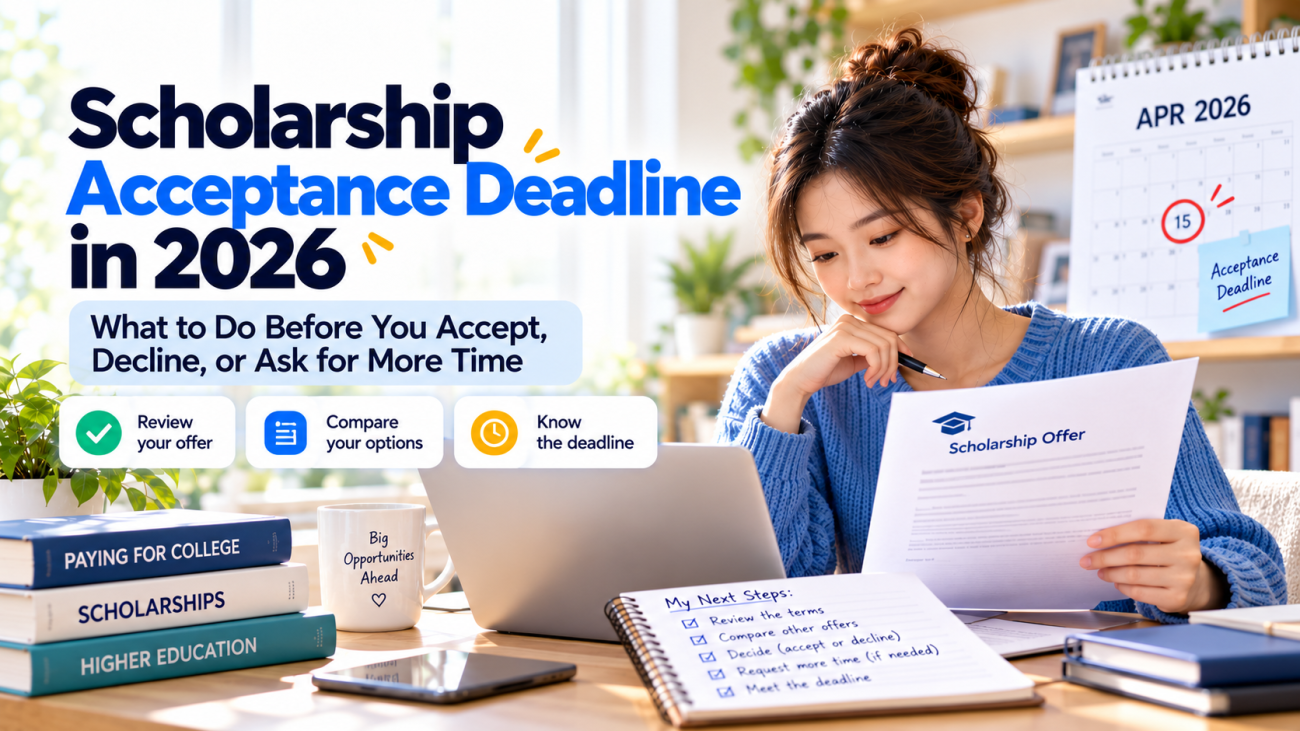 Scholarship Acceptance Deadline Guide